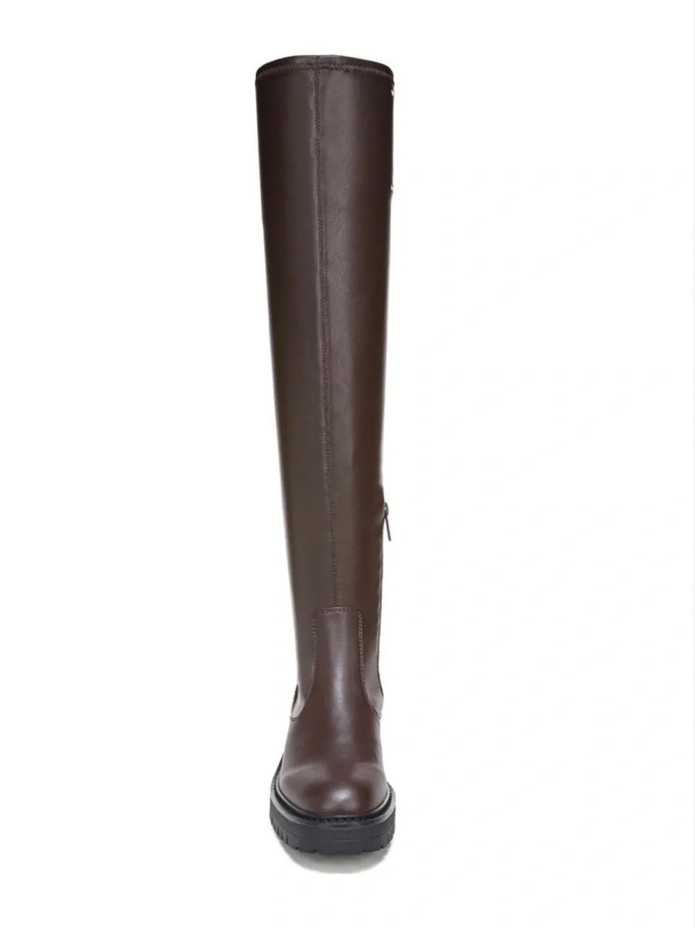 Sarto by Franco Sarto Fera Over The Knee Boot Brown Vegan Leather NWT Wide Calf